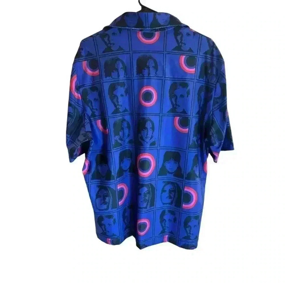 Dorothy Zudora Vintage Retro 60's Films Icons Button Down Shirt, Size XL, Pre-Ow - Picture 4 of 6